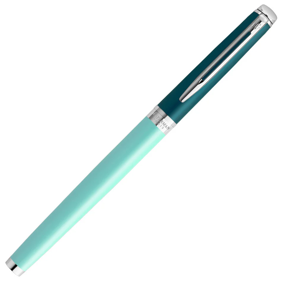 Waterman Hemisphere Fountain Pen Green with Chrome Trim - Image 5