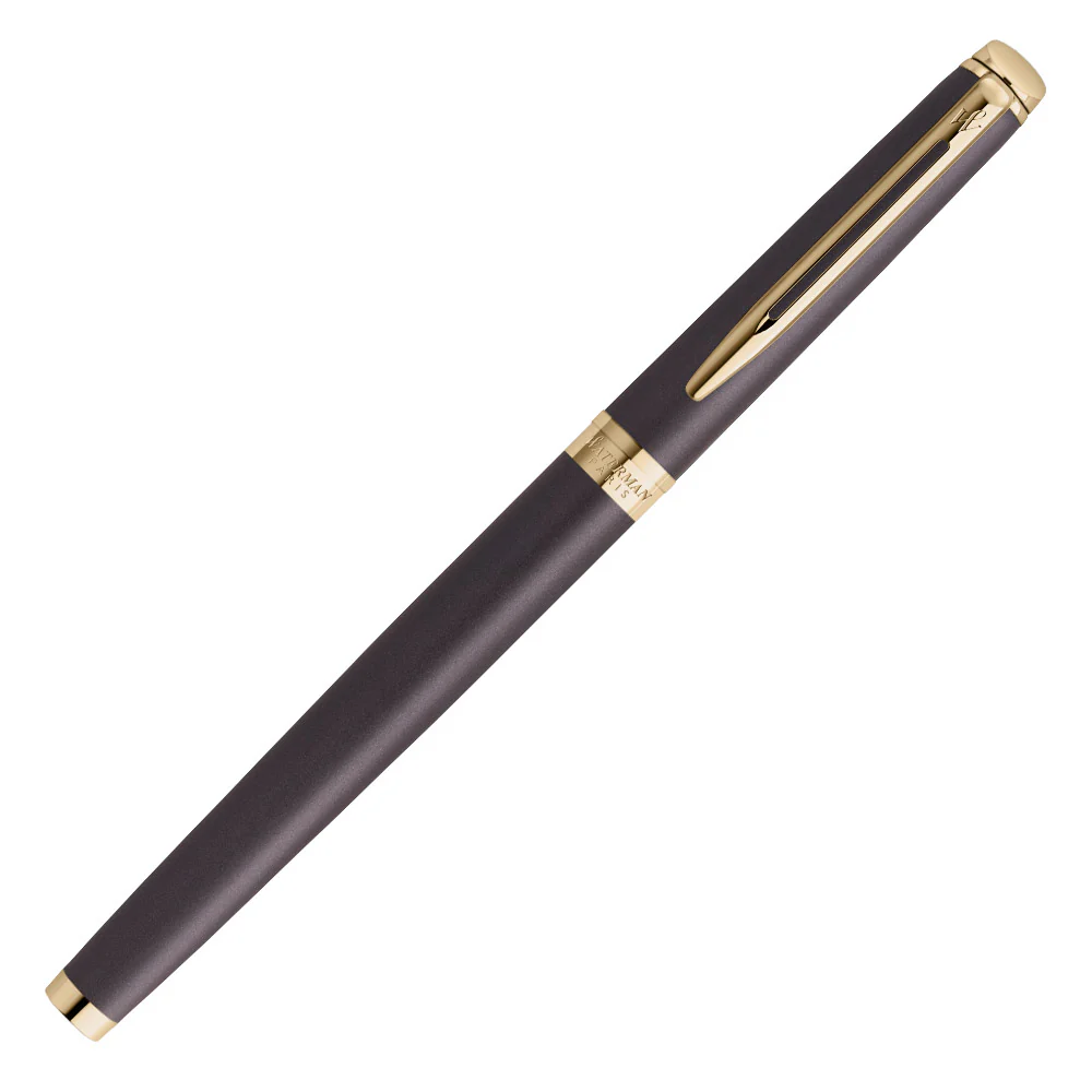 Waterman Hemisphere Rollerball Pen Lava Black with Gold Trim - Image 4