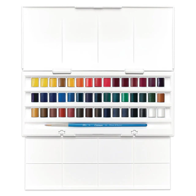 Winsor & Newton Cotman Watercolour Half Pan Studio Set - Image 3