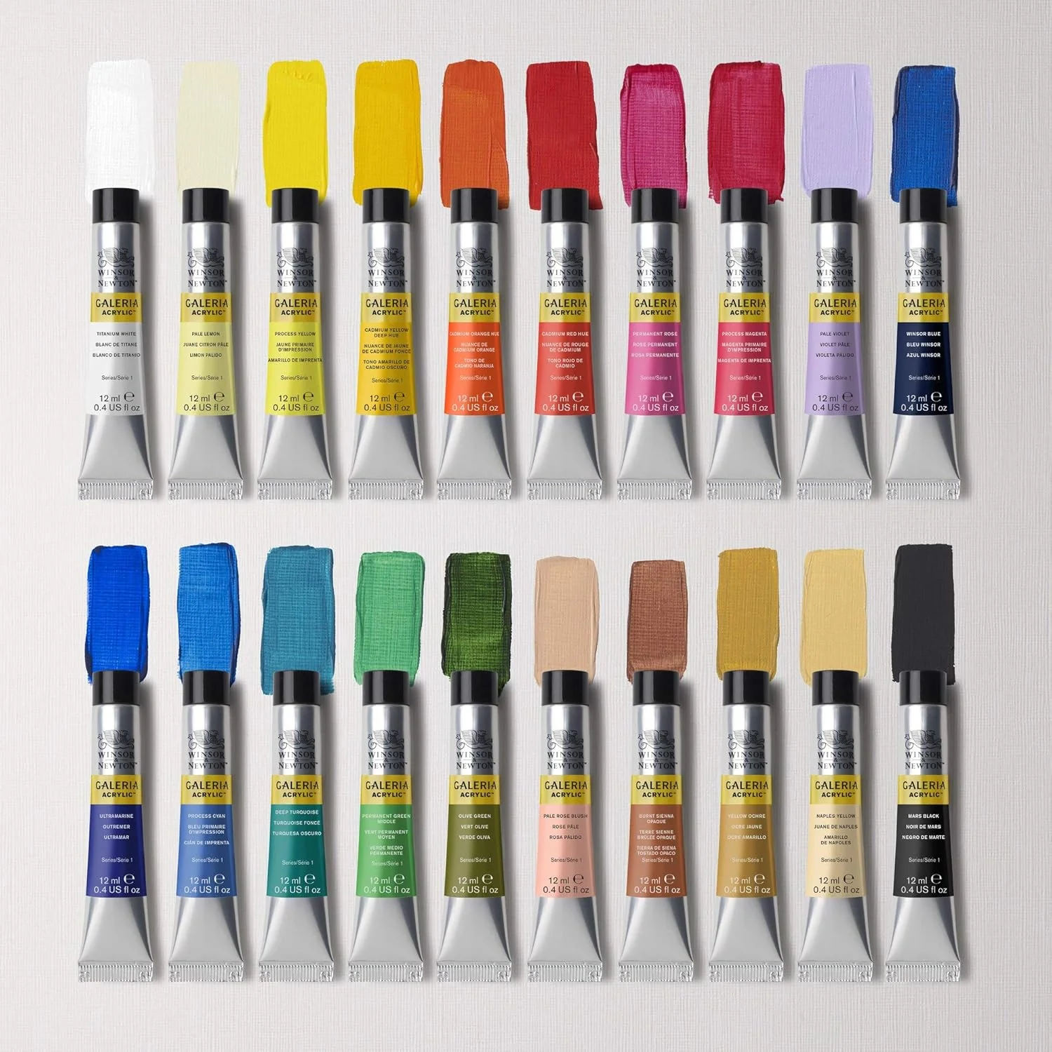 Winsor & Newton Galeria Acrylic Colour 20x 12ml Tube Set - Image 2