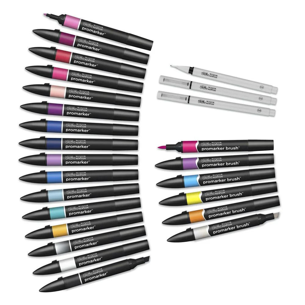 Winsor & Newton Promarker Graphic Art Wallet Modern Lettering - Image 4