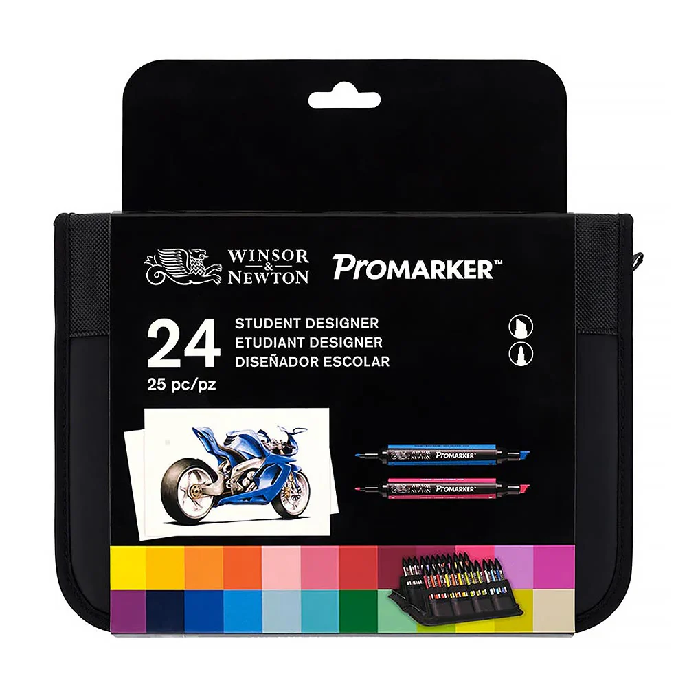 Winsor & Newton ProMarkers Set of 24 Student Designer