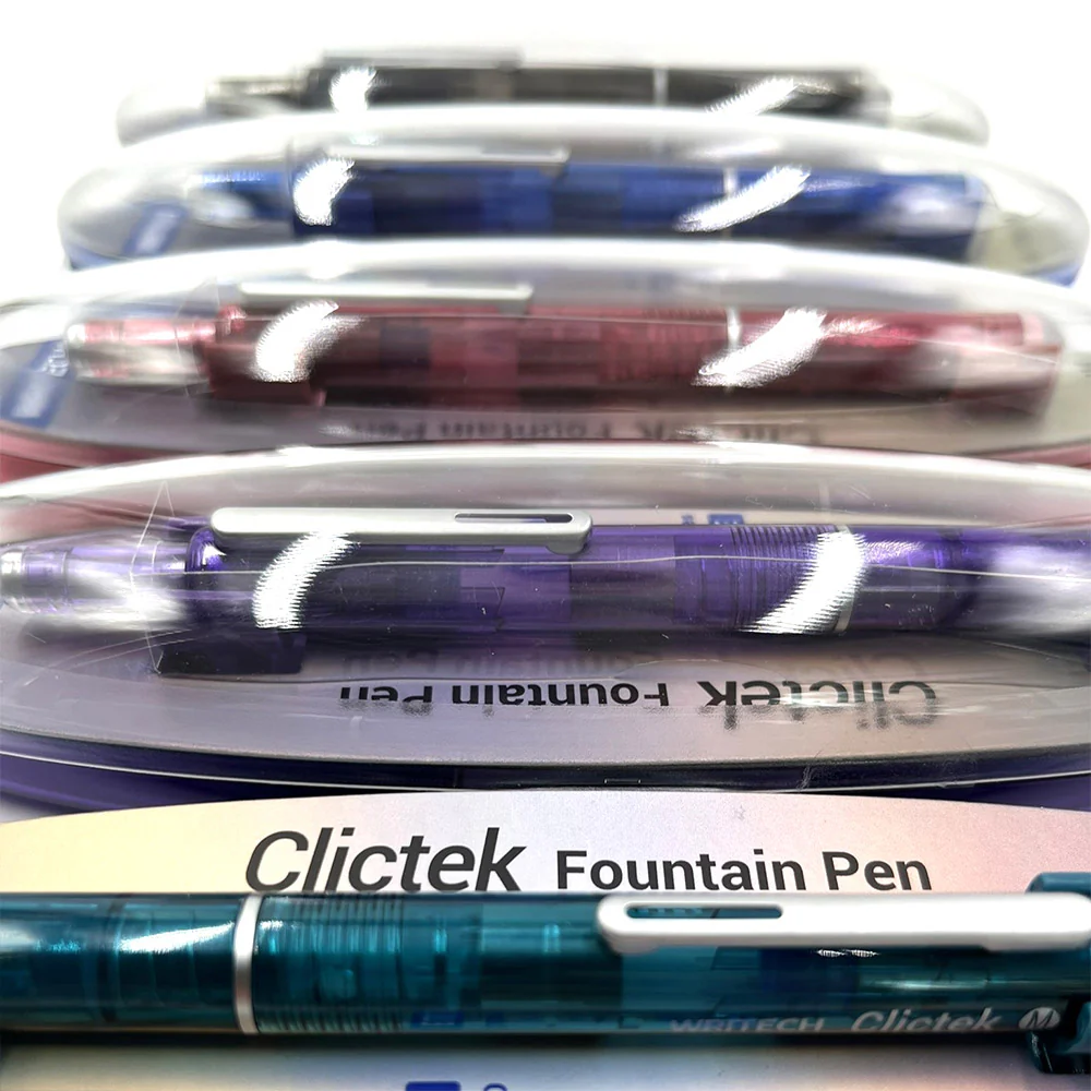 WRITECH Retractable Fountain Pen Transparent - Image 7