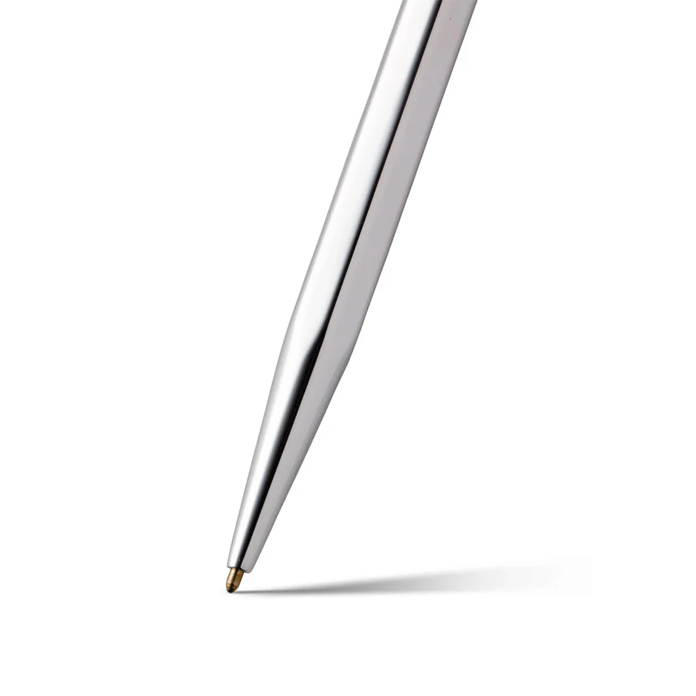 Yard O Led Diplomat Hexagonal Plain Sterling Silver Ballpoint Pen - Image 2