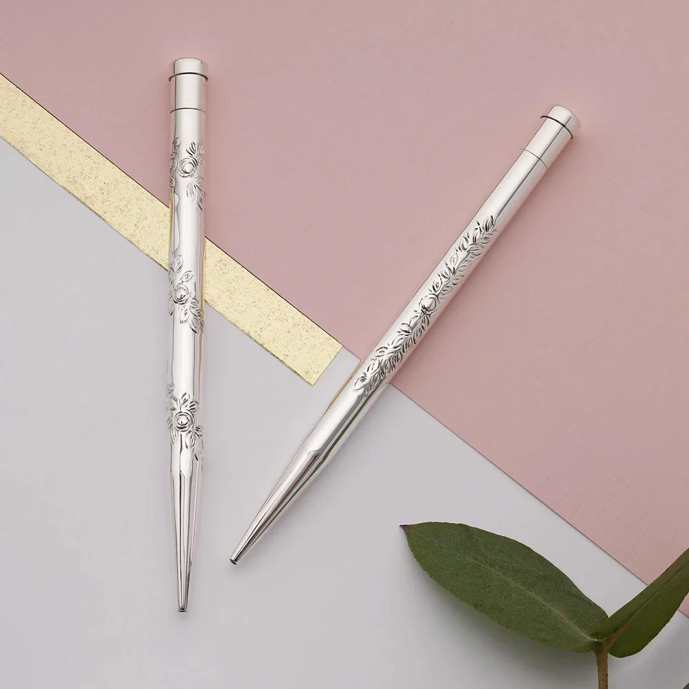 Yard O Led Mayflower Hand-Chased Sterling Silver Pencil - Image 2
